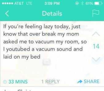 Funny Feeling Lazy