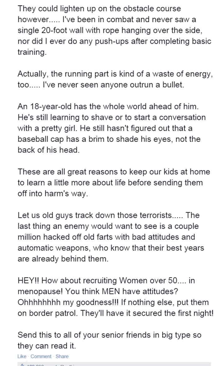Guy Posts The Best Response Ever After Being Rejected By The Military 1 (1)