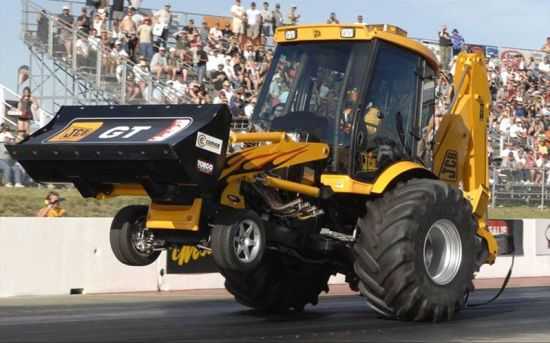 Jbt Gt Dragster Backhoe Fastest Backhoe In The World Video 002