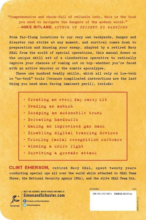Clint Emerson’s 100 Deadly Skills Is The Survival Manual