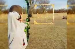 Guy Makes A Pretty Awesome Archery Target And Game Softballs Video Featured