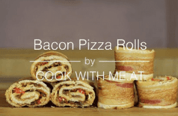 How To Make Bacon Pizza Rolls Video Featured 2