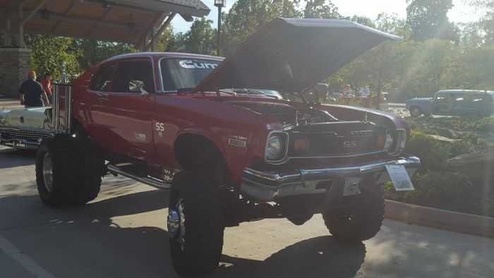 Cummins Powered 1974 Chevy Nova Ss Diesel Dually 4X4 Pigeon Forge Rod Run Pictures 003