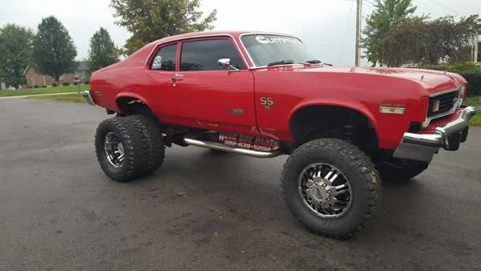 Cummins Powered 1974 Chevy Nova Ss Diesel Dually 4X4 Pigeon Forge Rod Run Pictures 004