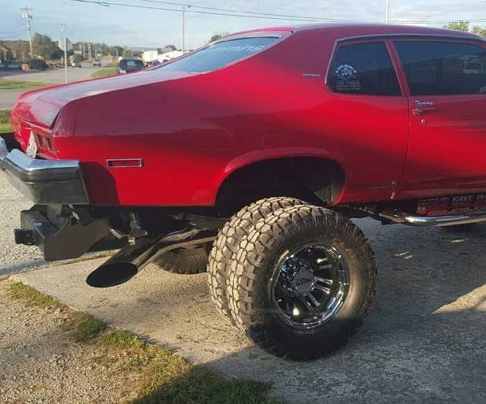 Cummins Powered 1974 Chevy Nova Ss Diesel Dually 4X4 Pigeon Forge Rod Run Pictures 006