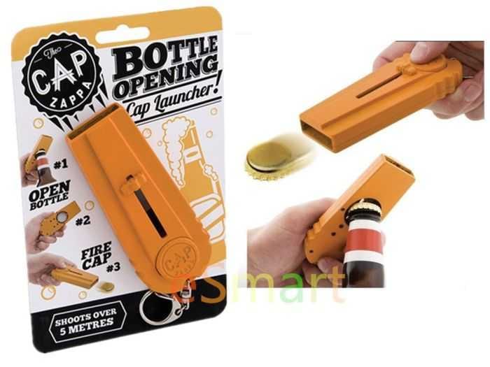 Beer Bottle Opener  Bottle Cap Launcher  Keychain 004