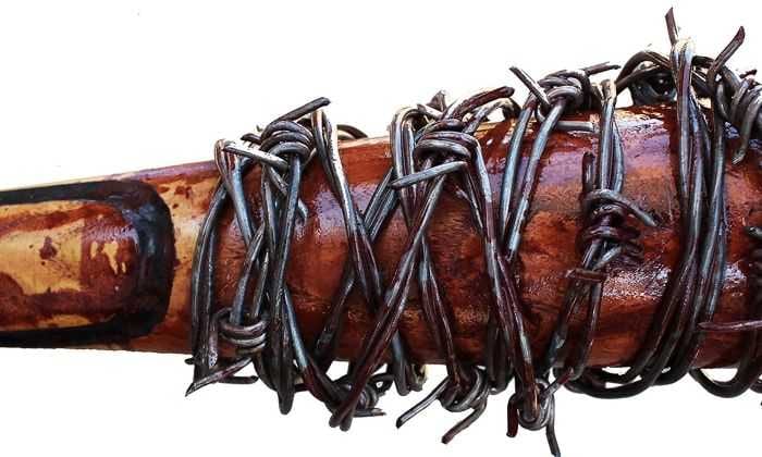 Negan’s Barbed Wire Bat Lucille Replica 5006