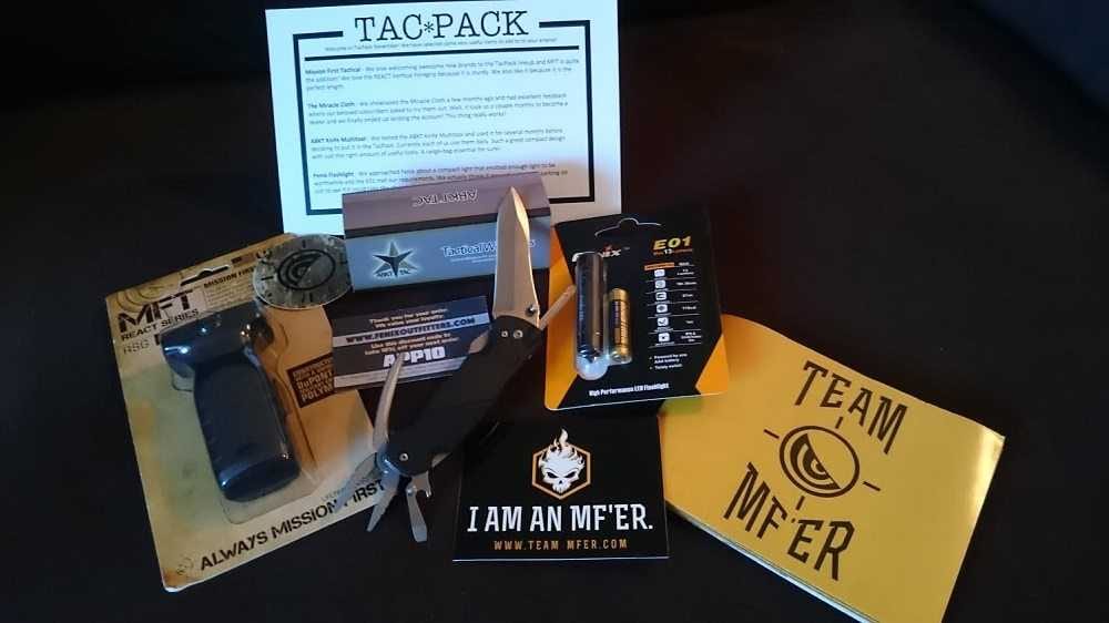 Tacpack Subscription Box Review November Box Pictures