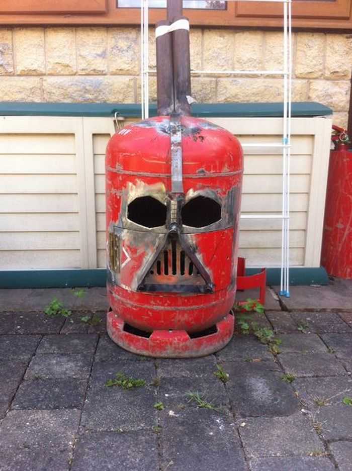 How To Make The Big Bad Vader Log Burner Pictures 007