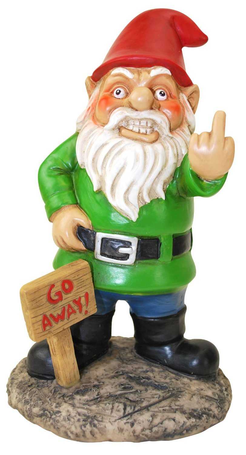 Go Away Garden Gnome Pictures
