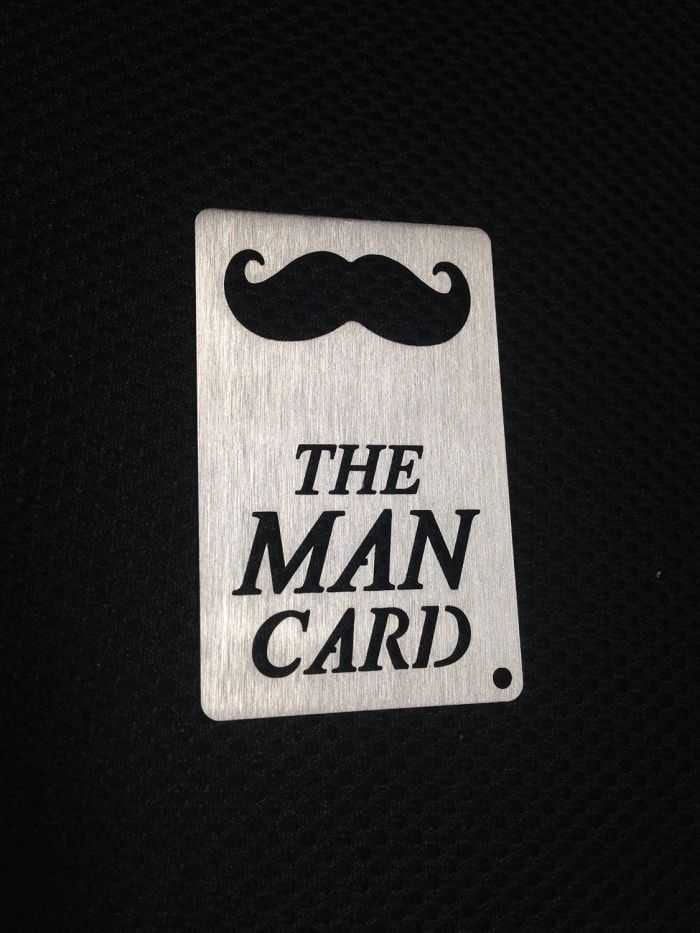 Man Card Stainless Steel Bottle Opener Pictures 001