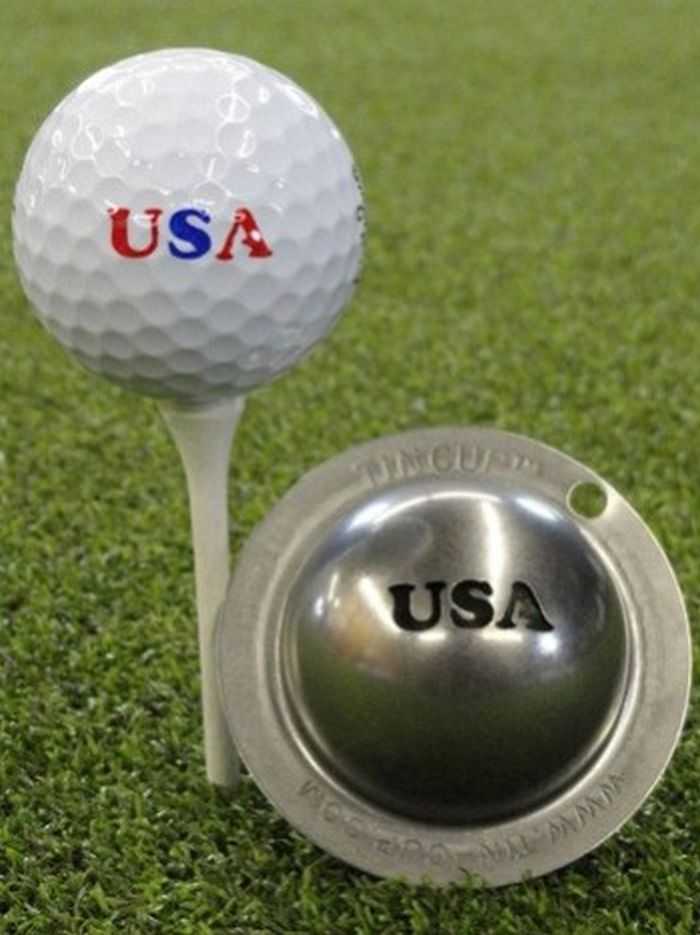 Tin Cup Golf Ball Custom Marker Alignment Tool Pictures 005