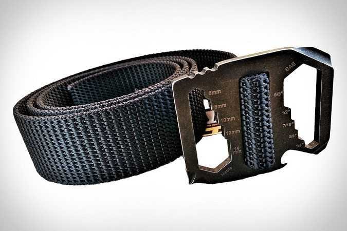 Kool Tool Belt  Belt Buckle With 9 Different Tools Featured