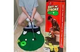 Shit N Stroke Potty Putter Bathroom Golf Kit 003 Featured