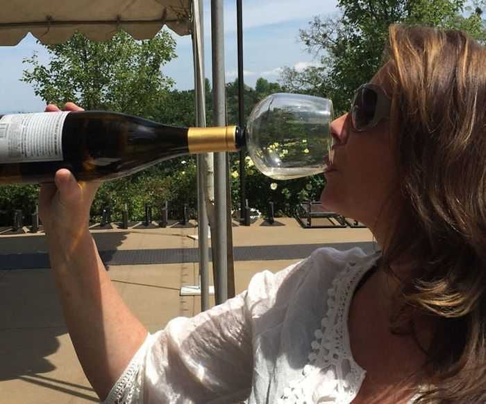 Guzzle Buddy  Turn Your Wine Bottle Into A Huge Wine Glass