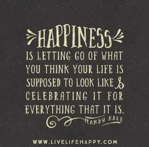 27 Of The Best Motivational Quotes Ever Happiness Is Letting Go Of What You Think Your Life Is Supposed To Look Like
