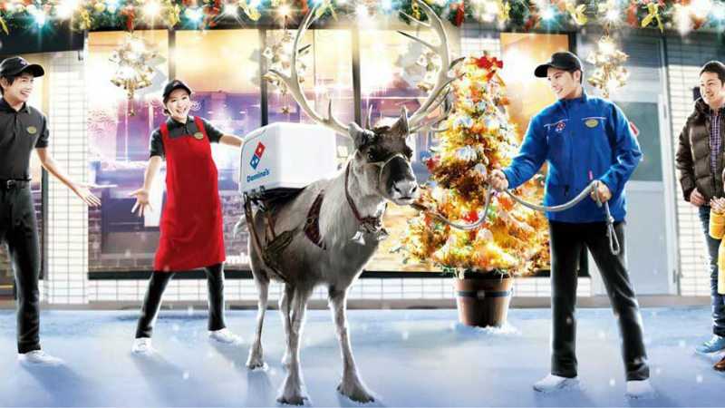 DominosPizzaInJapanIstrainingReindeerToDeliverPizzaFeatured