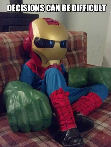 Kidironmanandspidermancostume