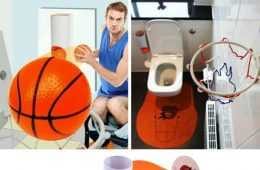 Slam Dunk Toilet Bathroom Set Featured 4