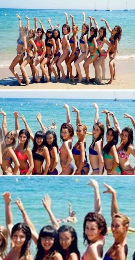 PhotobombGirlsAtTheBeach