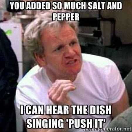 Some Silly Cooking Show Meme