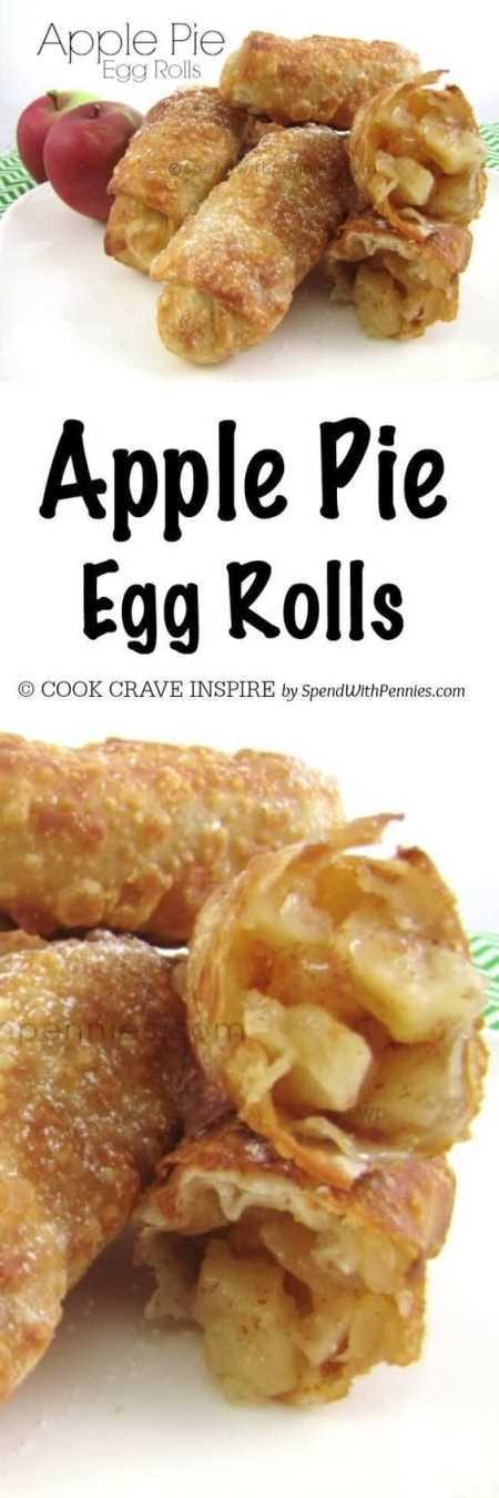Apple Pie Egg Rolls