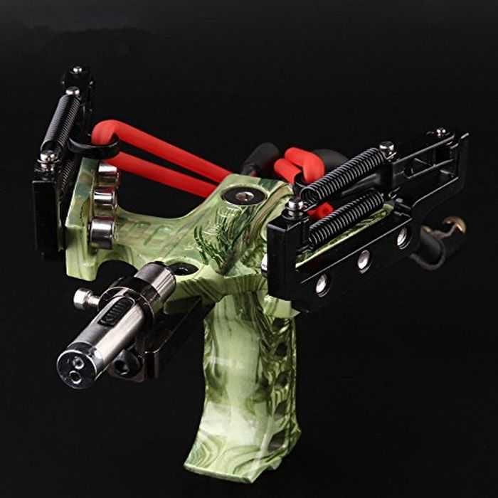 Assolar High Powered Stainless Steel Camo Hunting Slingshot 403
