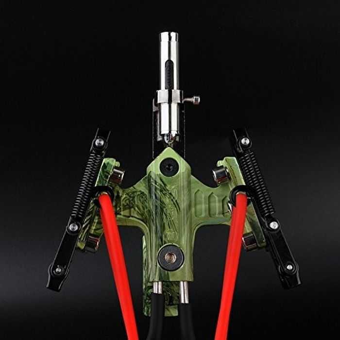 Assolar High Powered Stainless Steel Camo Hunting Slingshot 404