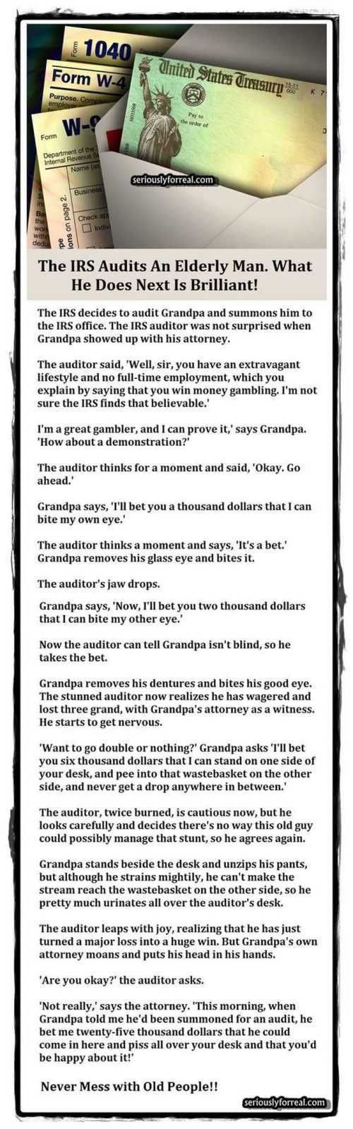 12 Funny Jokes And Short Stories Irs Audit