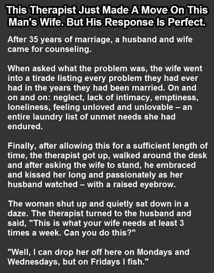 Hilarious Short Stories  This Is One About A Married Couple Seeking Counseling