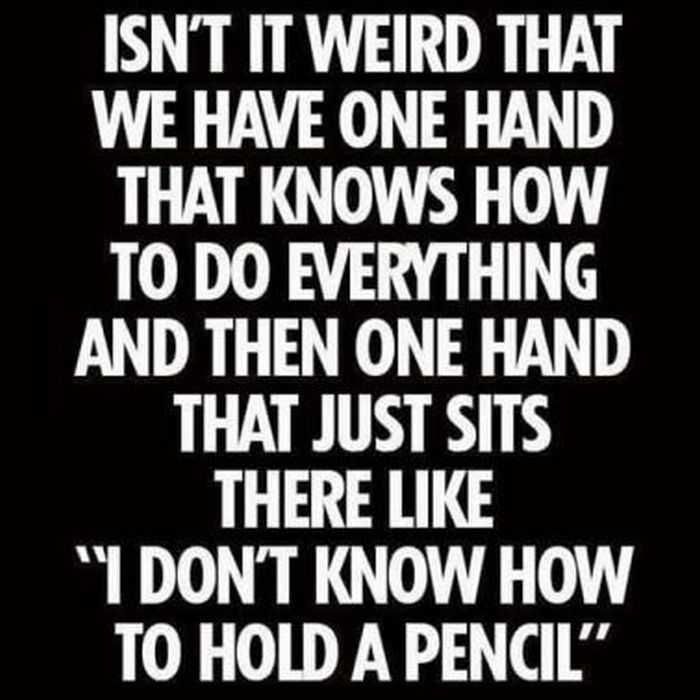 Difference Between Left And Right Hand Quote