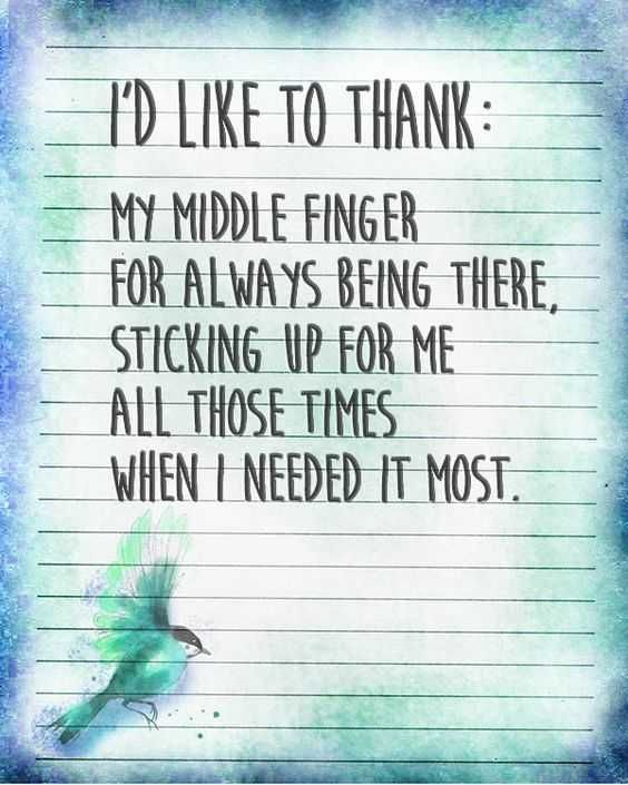 Funny Middlefinger