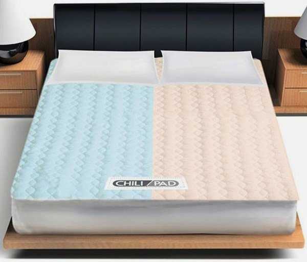 Hot And Cold Side Temperature Indicators On Chilipad Mattress