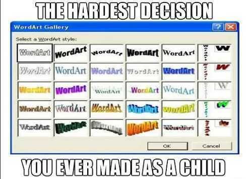 90S Wordart