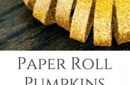 Diy Paperrollpumpkins