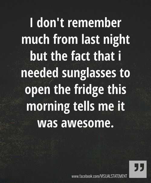 Hangover Fridge
