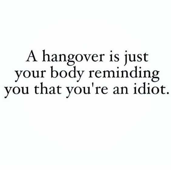 Hangover Idiot