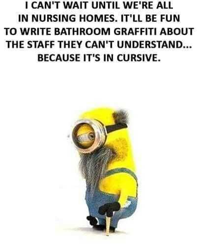 Minions Cursive
