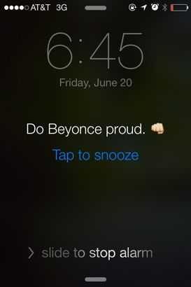 Alarmclock Beyonce