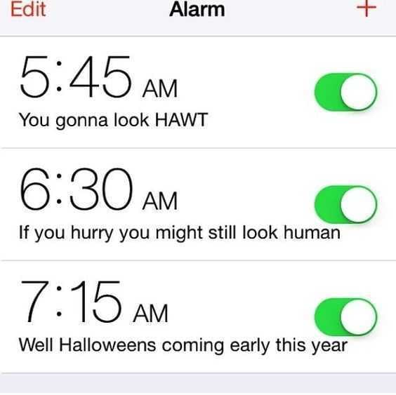 Alarmclock Makeuproutine