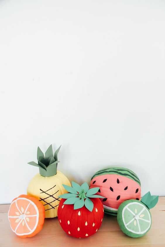Diy Fruitpumpkins