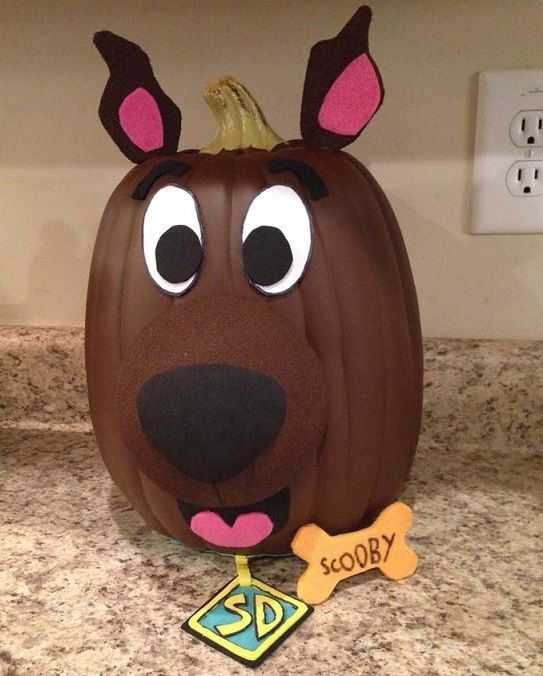 Diy Paintedscoobypumpkin