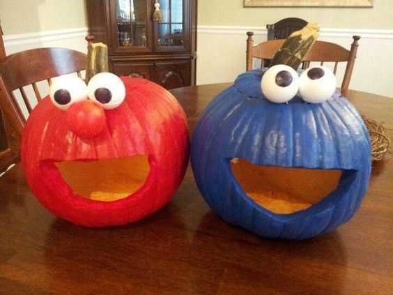 Diy Sesamestreetpumpkin