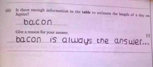 Bacon Answer