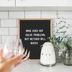 Letterboard Winedoesnt