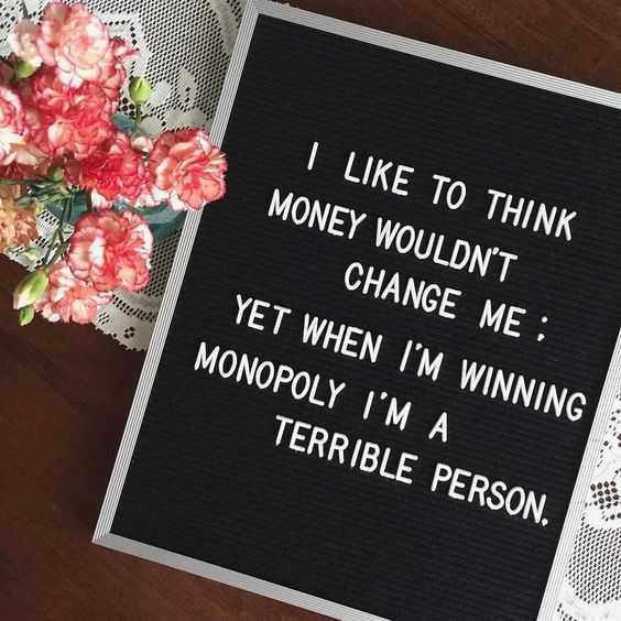 Letterboard Winningmonopoly