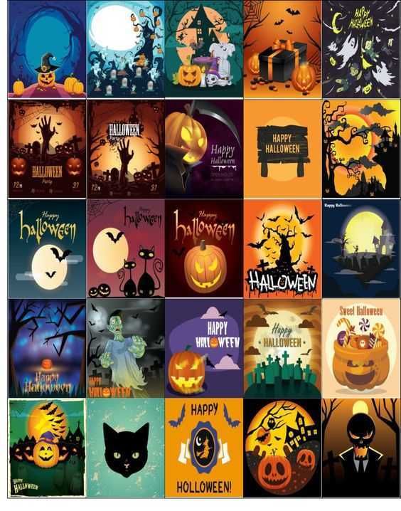 Printable Halloweencolorstickers