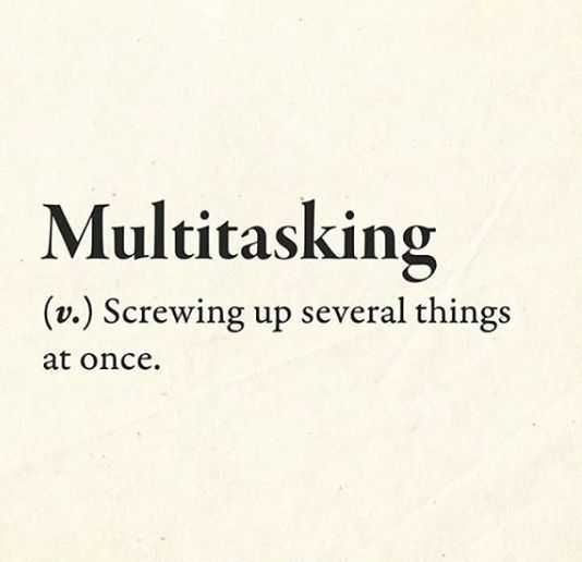 Quote Multitasking