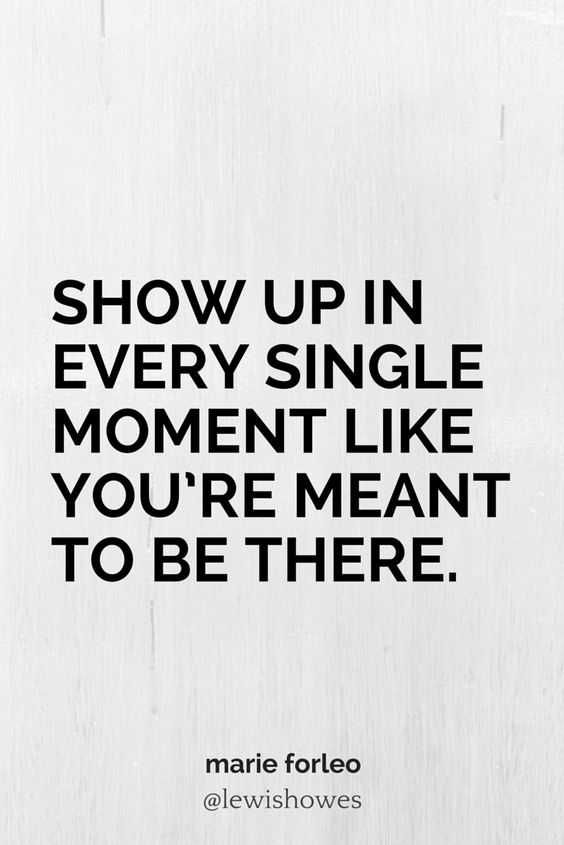 Quote About Being There