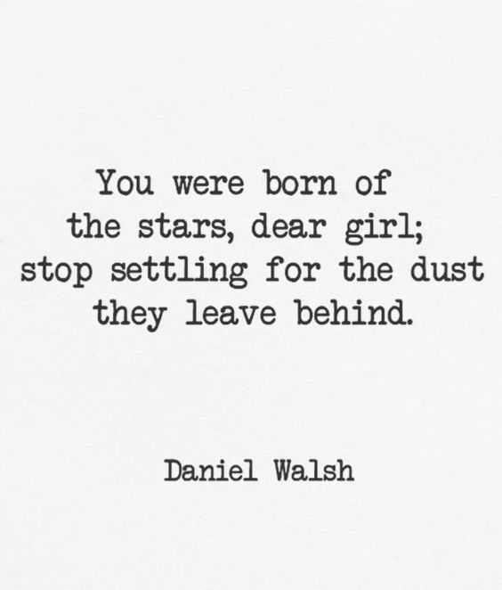 Quote About Not Settling